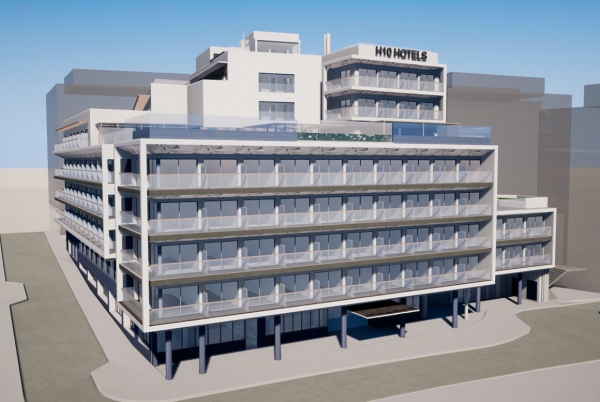 SANJOSE construir el Hotel H10 cuatro estrellas superior en Benidorm, Alicante