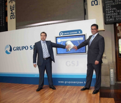 GRUPO SANJOSE debuta en Bolsa con un precio por accin de 12,86 euros