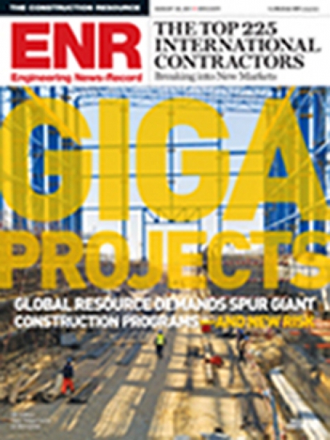 Grupo SANJOSE ranked 154th in the �ENR Top 225 Global Contractors� ranking elaborated by the renowned American magazine, Engineering News Record