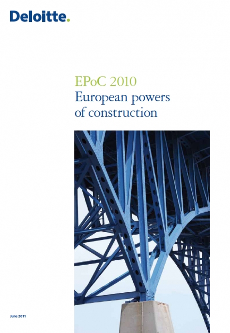 Grupo SANJOSE nombrada en el puesto n� 49 de las 50 principales constructoras europeas seg�n el prestigioso ranking �European Powers of Construction 2010� elaborado por la empresa y l�der mundial de servicios profesionales Deloitte