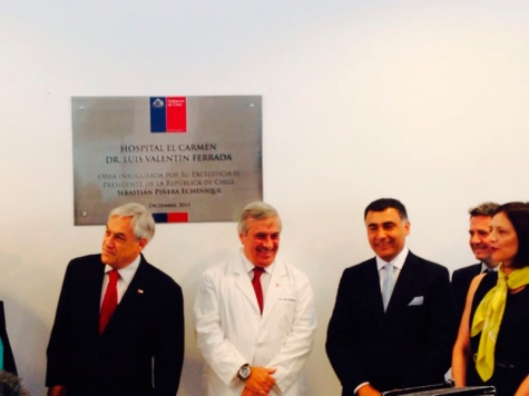 El Presidente de Chile inaugura el hospital de Maip�