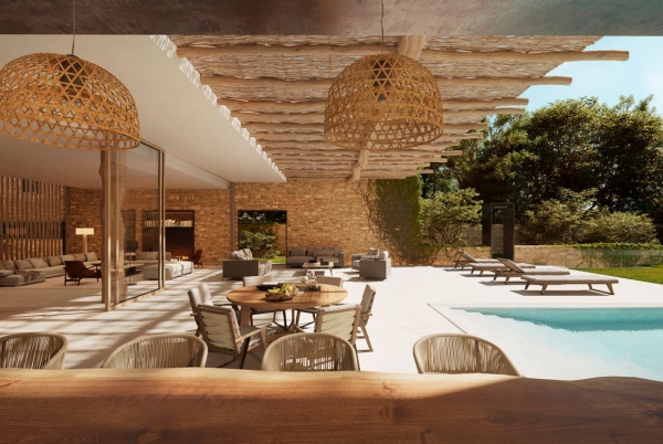 SANJOSE construir cuatro villas de lujo en Sant Joan de Labritja, Ibiza