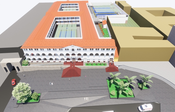 SANJOSE Perú construira la nouvelle Institución Educativa Glorioso Colegio Nacional de Ciencias del Distrito de Cusco 