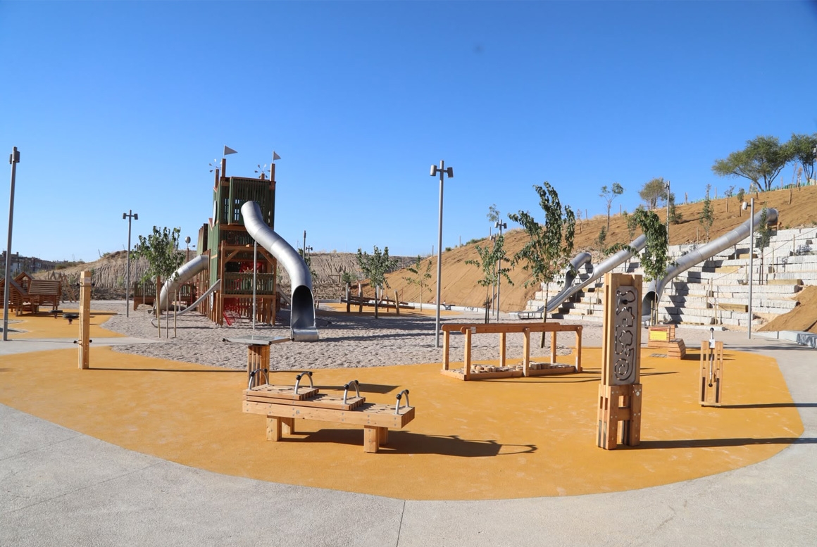 PARQUE FLORESTAL PRINCESA LEONOR EM ALCOBENDAS, MADRID
