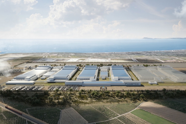 PHASE I OF POWERCO GIGAFACTORY (VOLKSWAGEN GROUP) IN SAGUNTO, VALENCIA
